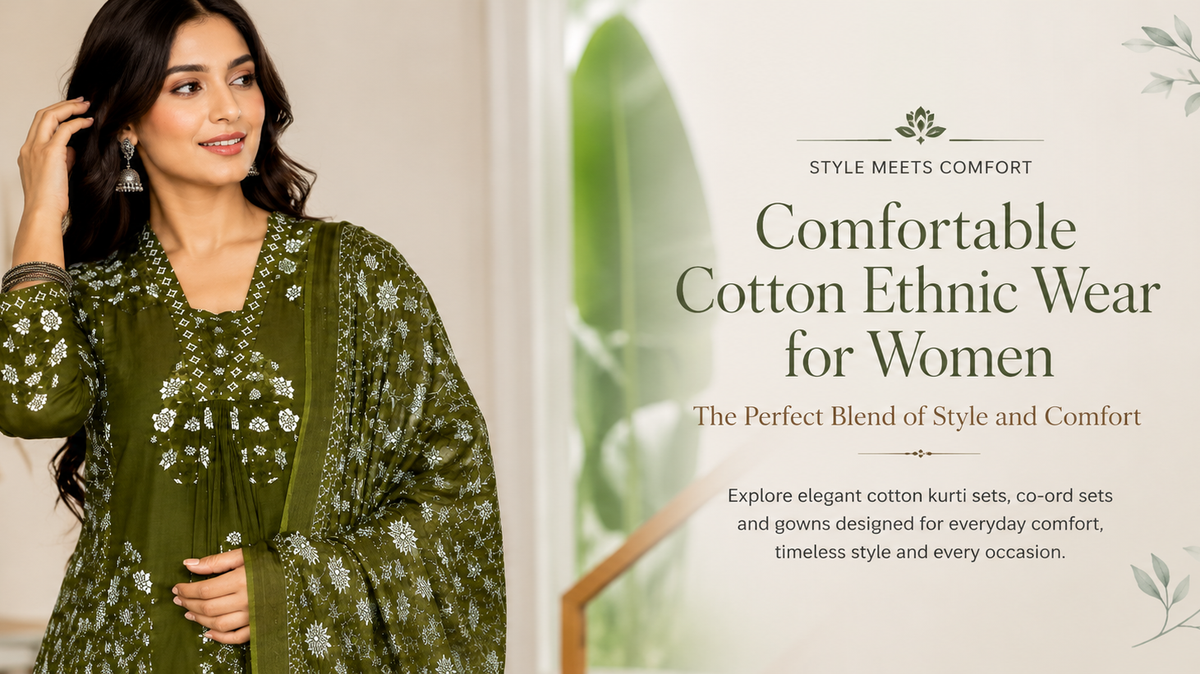 Comfortable Ethnic Wear for Women: Style Meets Everyday Comfort